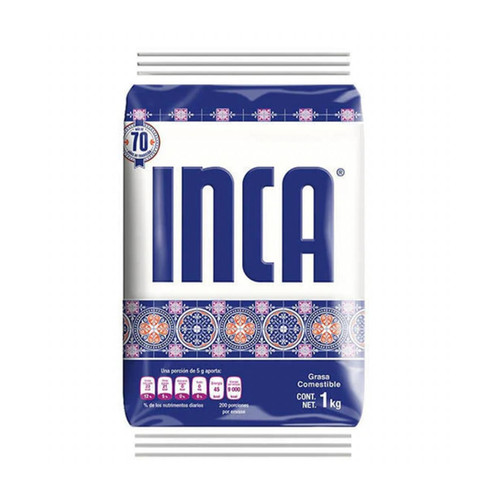 Inca vegetable lard (manteca vegetal) 1kg | Tienda Movil