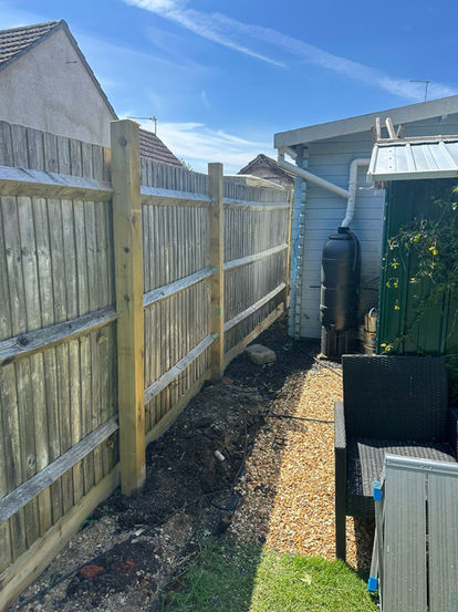 new fence posts