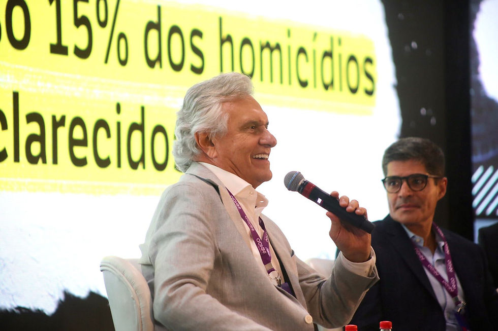 Na Bahia, Caiado destaca investimentos nas polícias e em inteligência como trunfo para reduzir criminalidade em Goiás