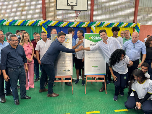 Vice-governador e prefeito Diego Sorgatto fazem a abertura do mutirão Goiás Social em Luziânia