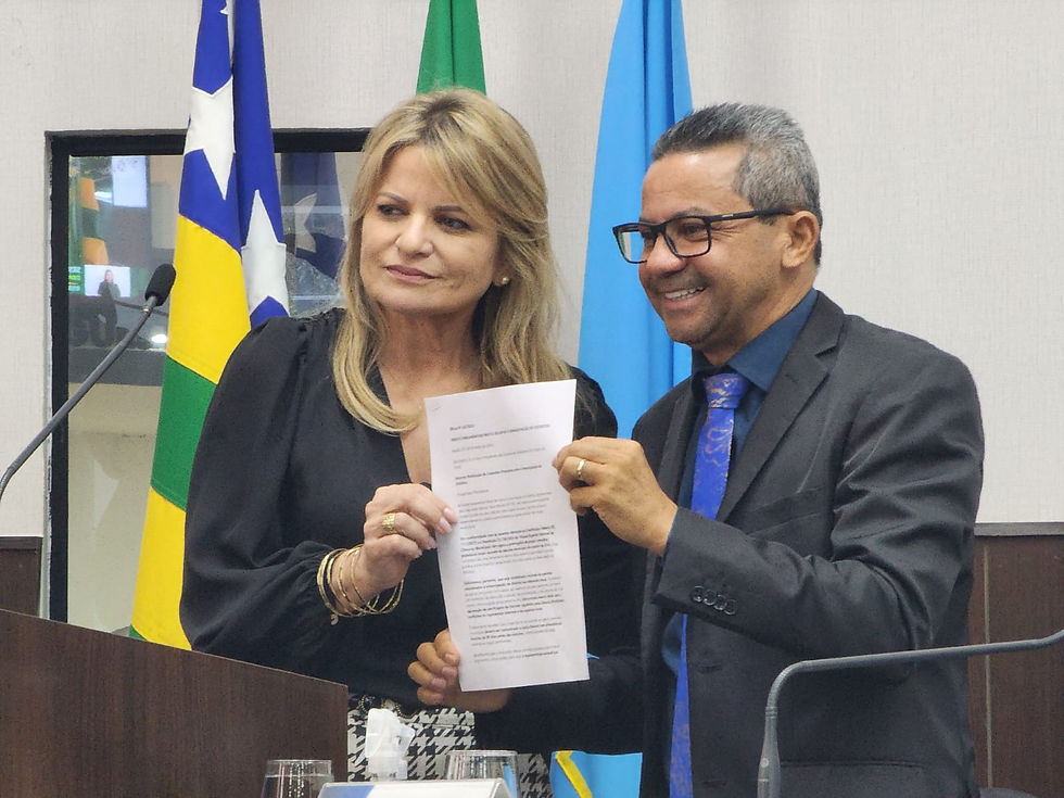 Presidente da Casa recebe ofício em apoio a emancipação do Distrito do Jardim Ingá