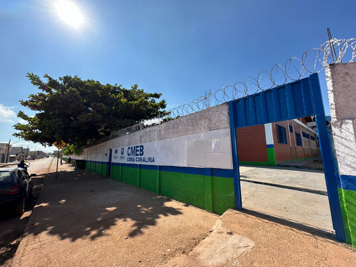Escola Cora Coralina recebe reforma e sistema de segurança com reconhecimento facial 