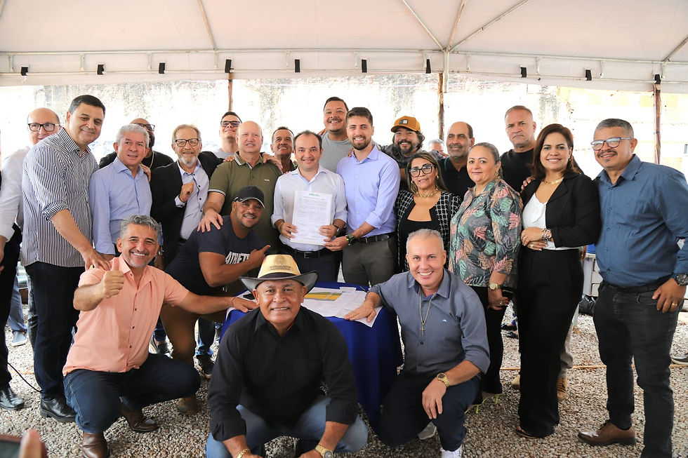 Governo Municipal de Valparaíso realiza a assinatura da ordem de serviço de mais uma importante obra para a cidade