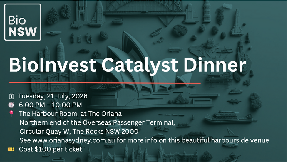 BioInvest Catalyst Dinner July 2026
