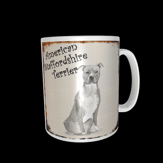 American Staffordshire  Mug My Dogs Bedtime Prayer Range  (Dog Lovers Gift)