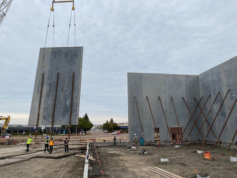 Tilt-up concrete fire-wall, Fire rated tilt-up concrete walls