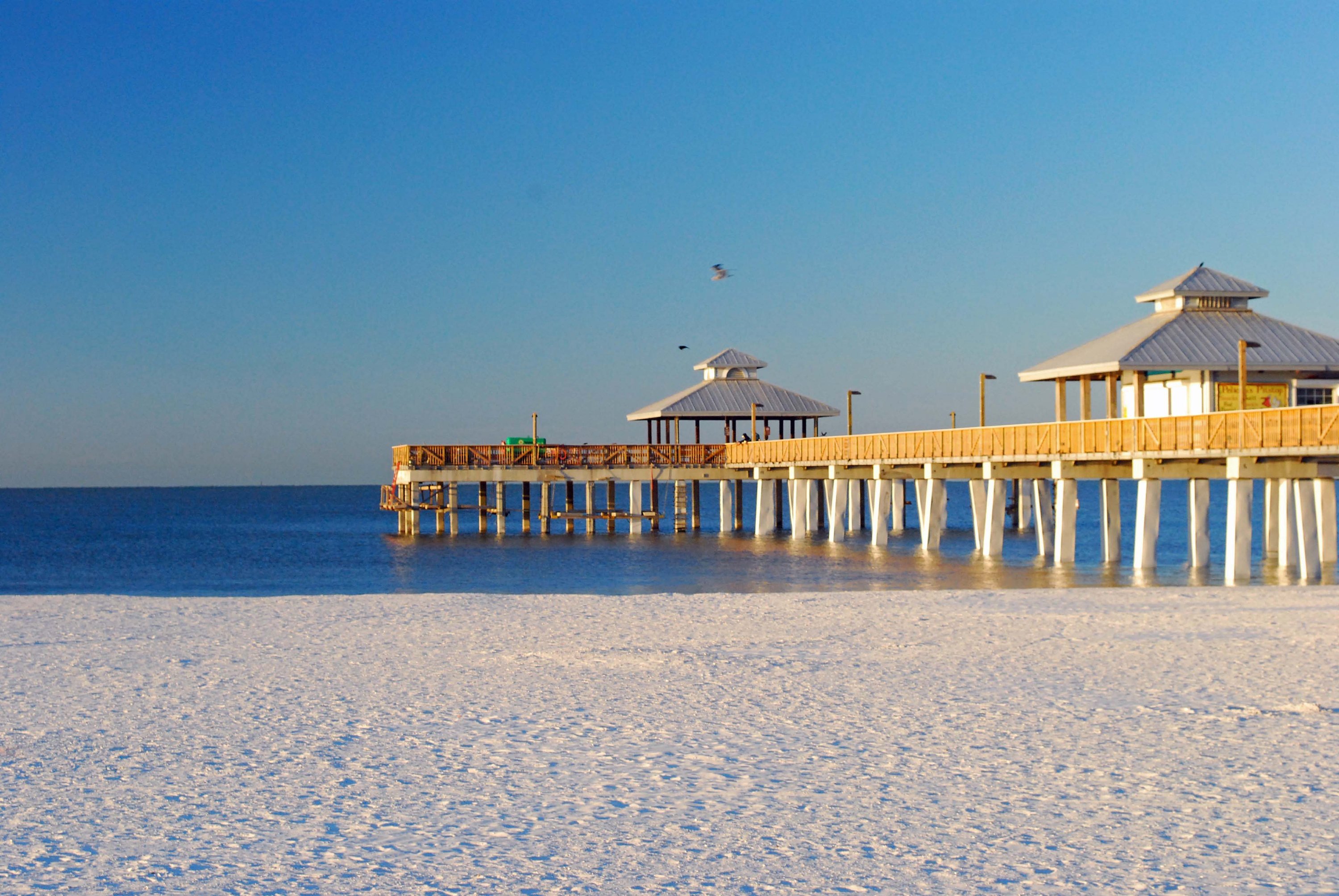 Fishing pier landmark