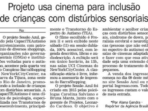 Projeto usa cinema para inclusão de crianças com distúrbios sensoriais