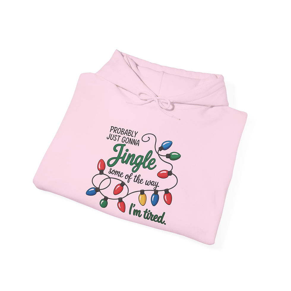 Thumbnail: Funny Christmas Hoodie - "Probably Just Jingle Some of the Way..." Sweatshirt
