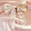 Thumbnail: Hallie Bridal Silk Hair Bow With Comb or Barrette