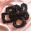 Thumbnail: Onyx Silk Mini Astrid Scrunchie