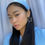 Thumbnail: Pale Blue Silk Audrey Headscarf
