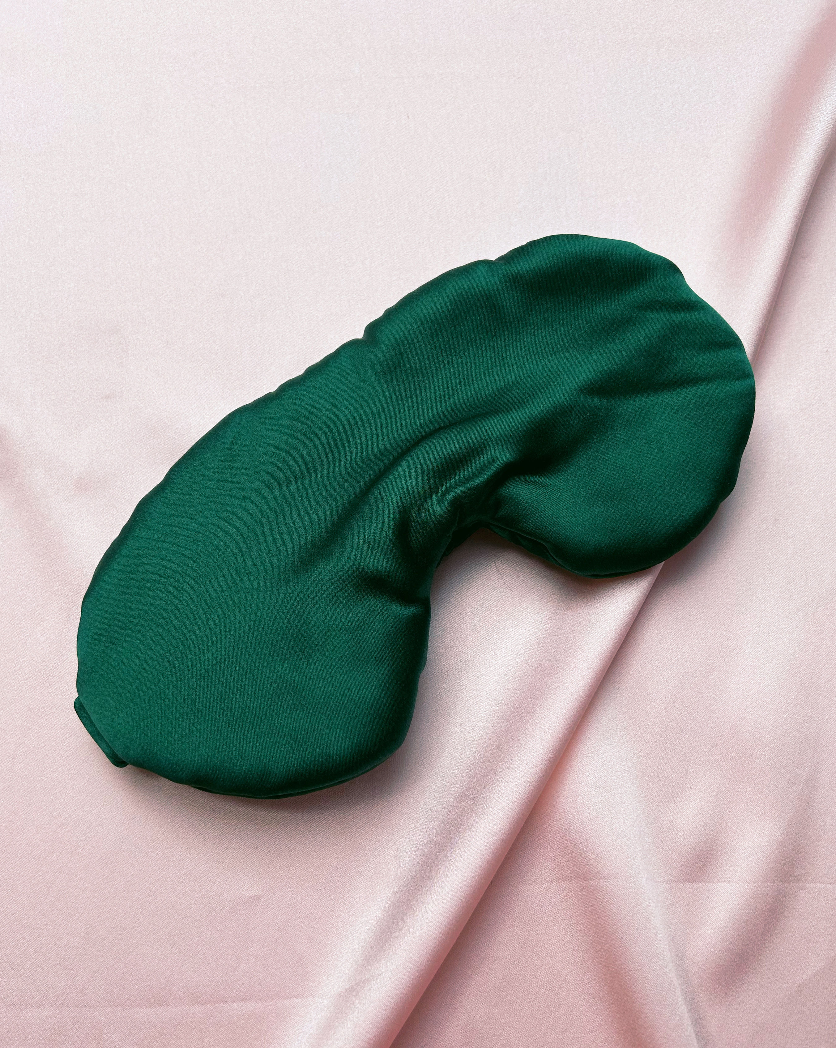 Super Seconds Short Strap Emerald Silk Eliza Eye Mask