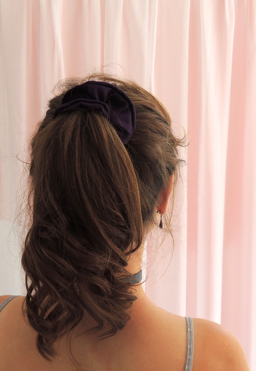 Thumbnail: Amethyst Silk Astrid Scrunchie