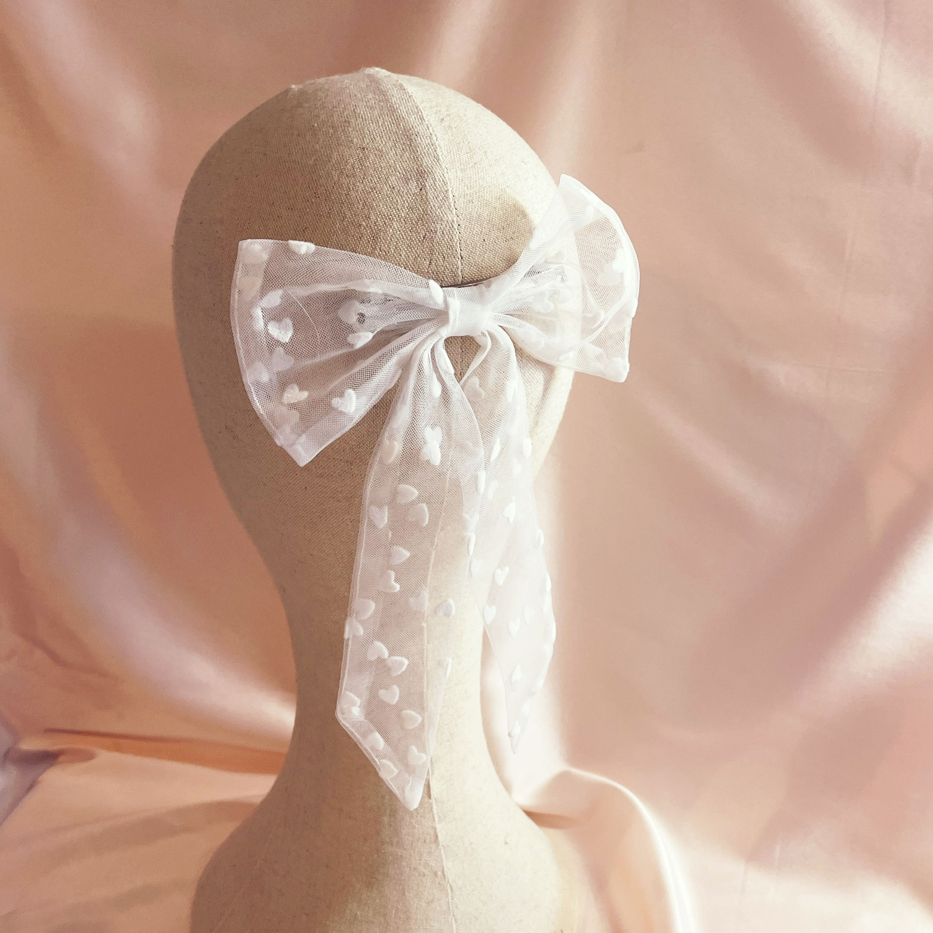 Hearts Tulle Euphrasie Hair Bow