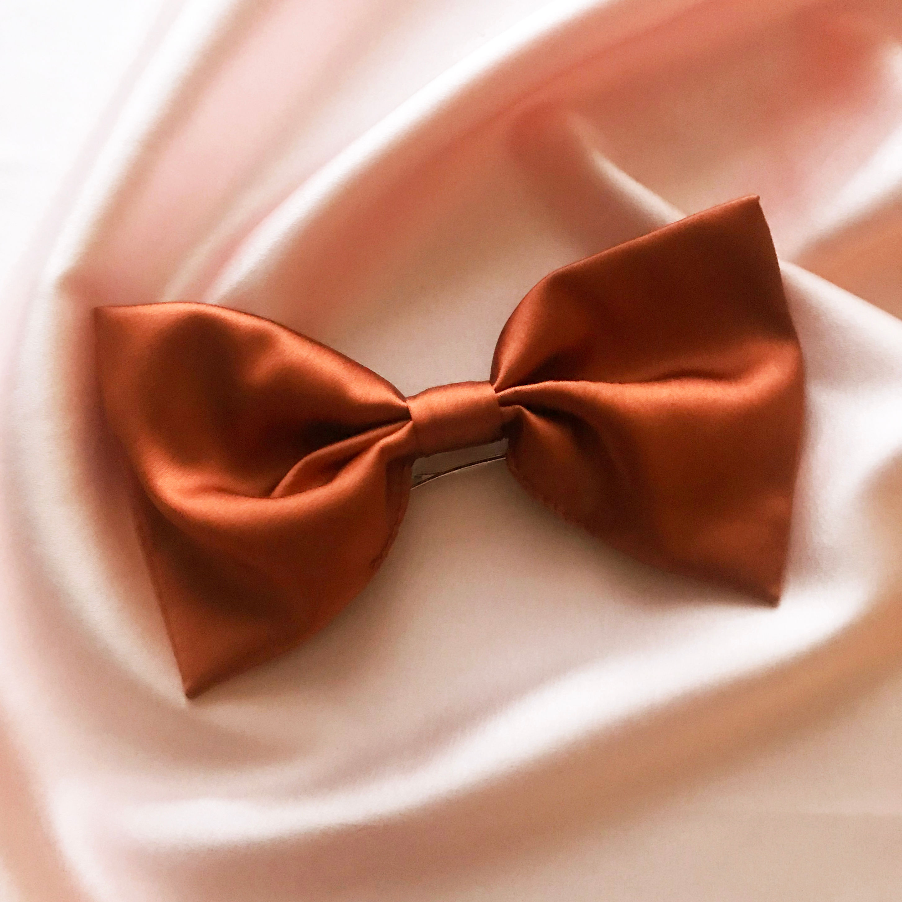 Conker Silk Lily Hair Bow