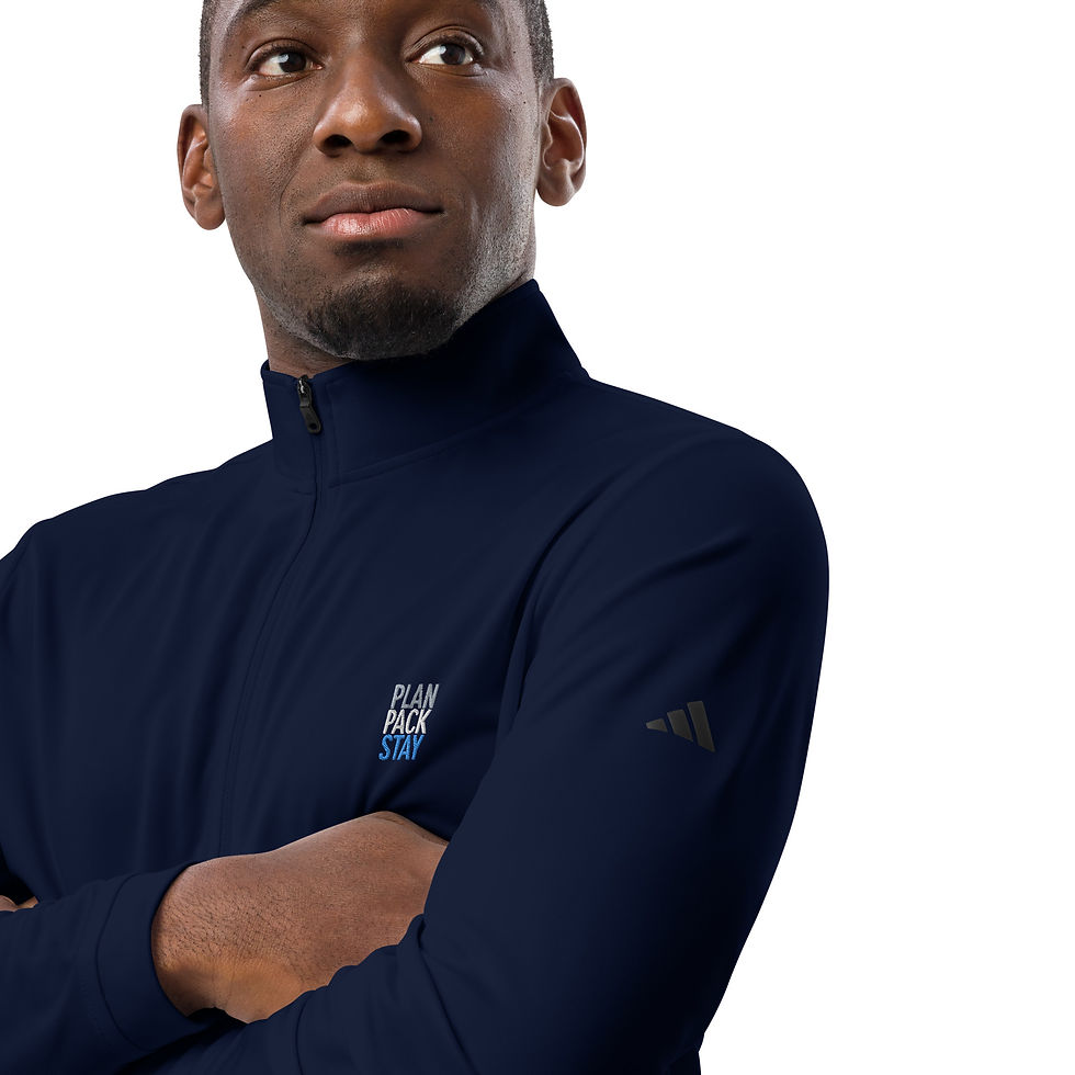 Thumbnail: Plan Pack Stay Original Quarter zip pullover
