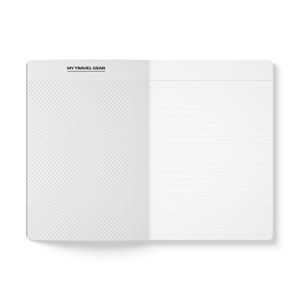 Thumbnail: travel journal in blue