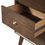 Thumbnail: Dark Brown Century Modern Wood 2 Drawer Nightstand