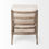 Thumbnail: Off White Fabric Seat Accent Chair with Ash Wood Frame