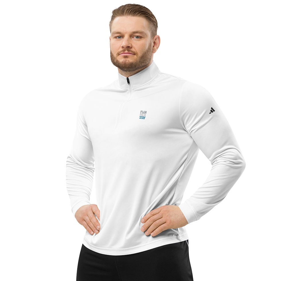 Thumbnail: Plan Pack Stay Original Quarter zip pullover