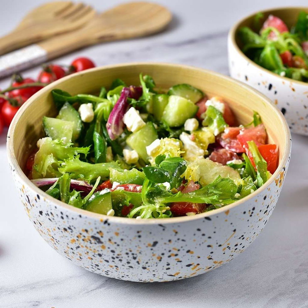 Thumbnail: Bamboo Serving Bowl (18cm Diameter)