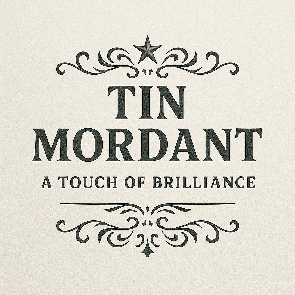 Tin Mordant: A Touch of Brilliance.