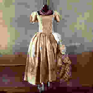 Redemption dress. Ecoprinted wedding dress
