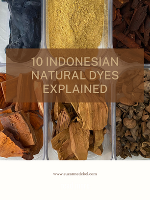 The Vibrant World of Indonesian Natural Dyes (10 dyes explained)