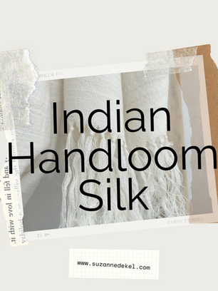 Indian Handloom Silk, a closer look.