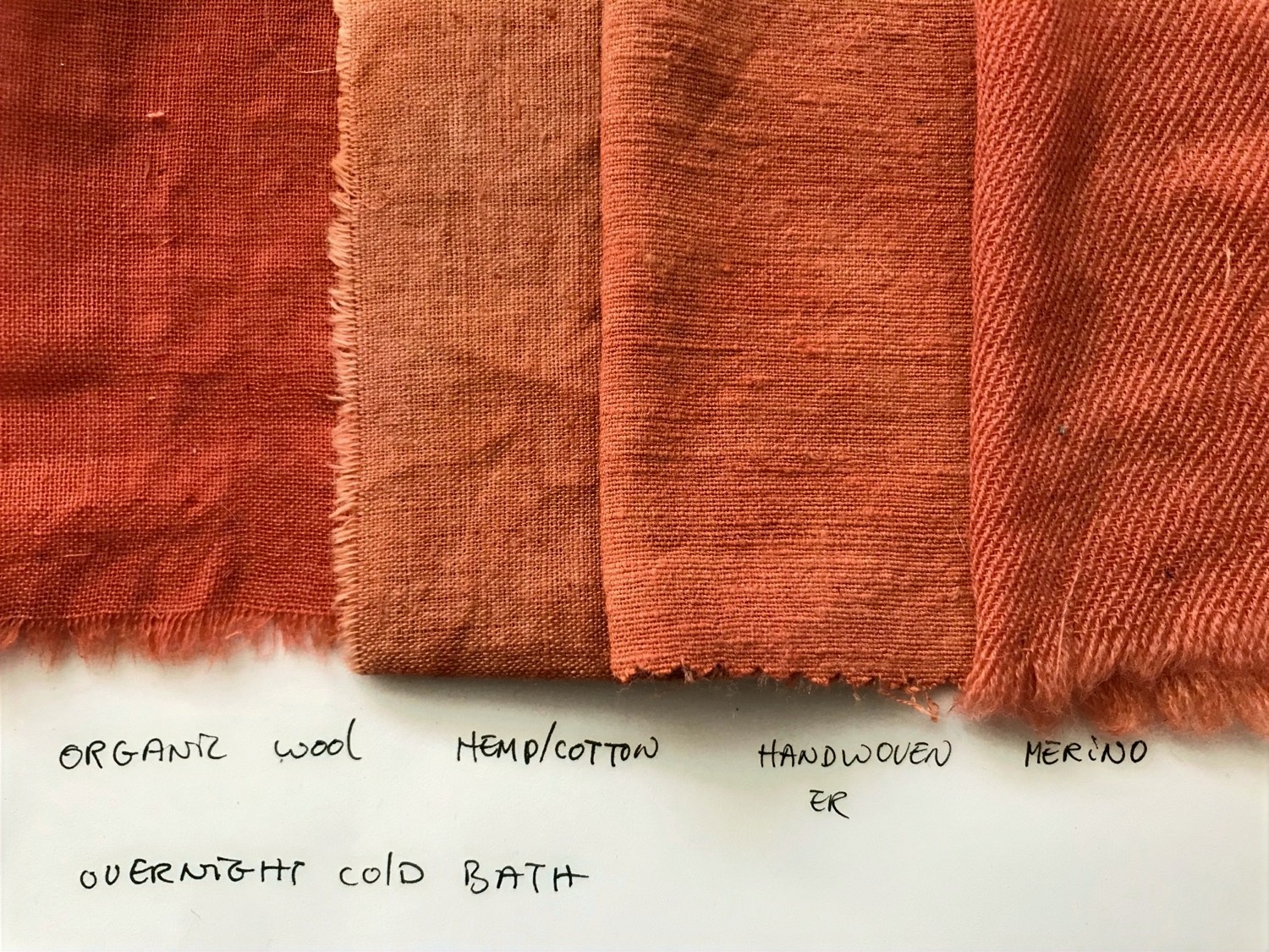 Alder buckthorn cold dye bath