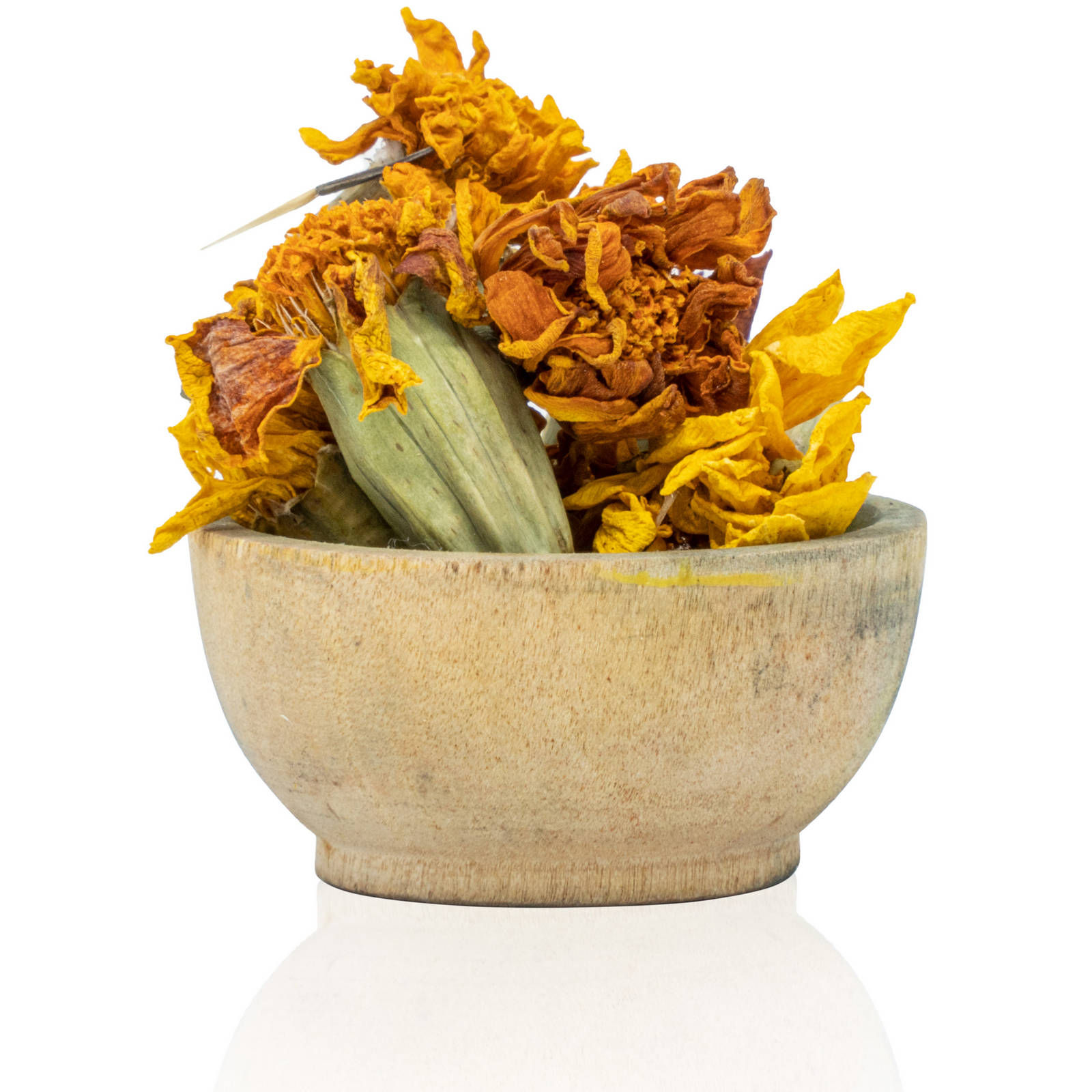 marigold tagetes dried flowers