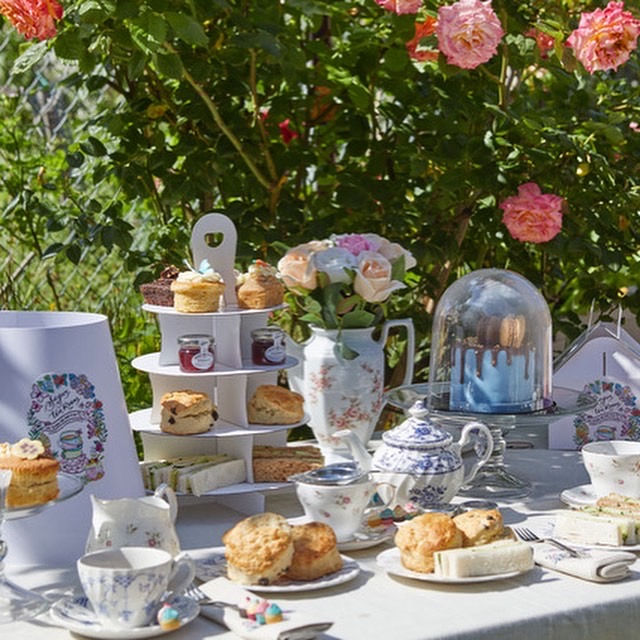 Afternoon tea in the garden