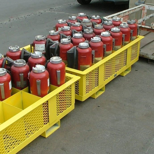 20 & 30 lb Fire Extinguisher Storage Racks | 6 to 48 Capacity | Blue ...