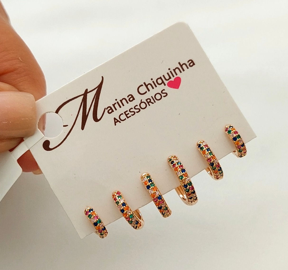 Argola Colorida - TRIO