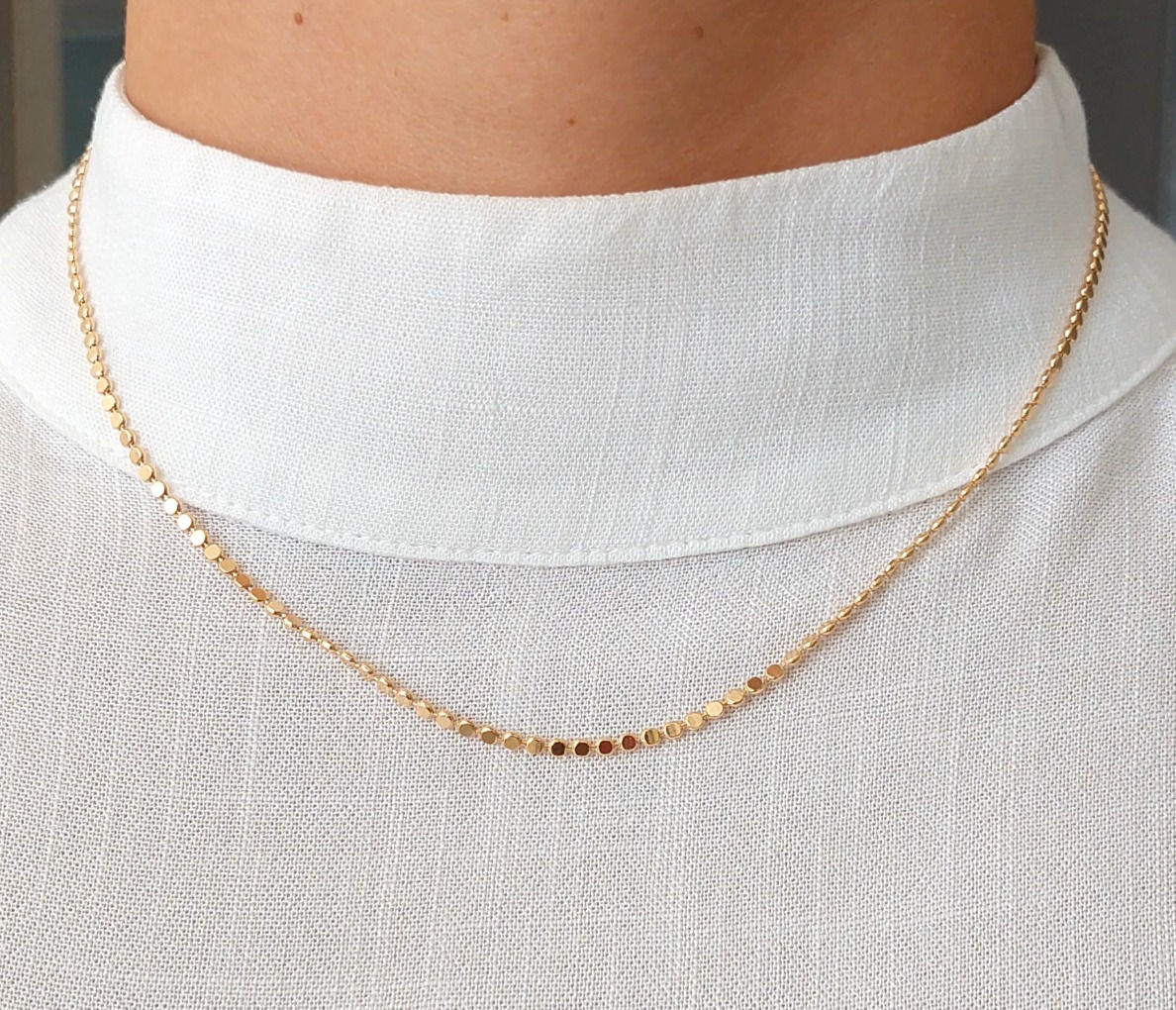 Corrente Bolinha Chata