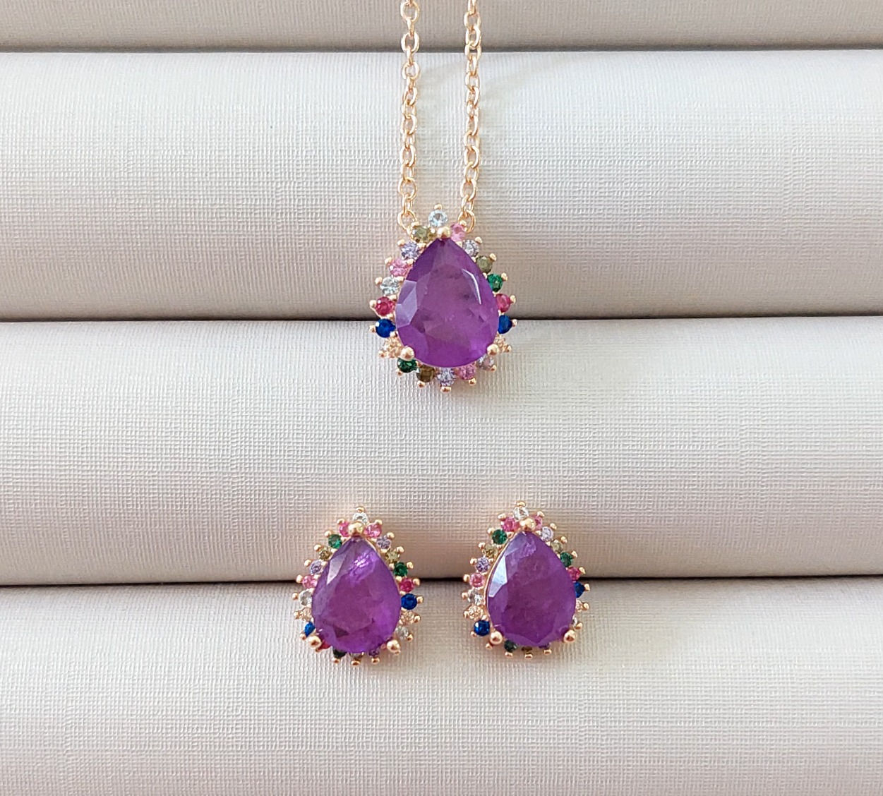 Conjunto Gota Ametista