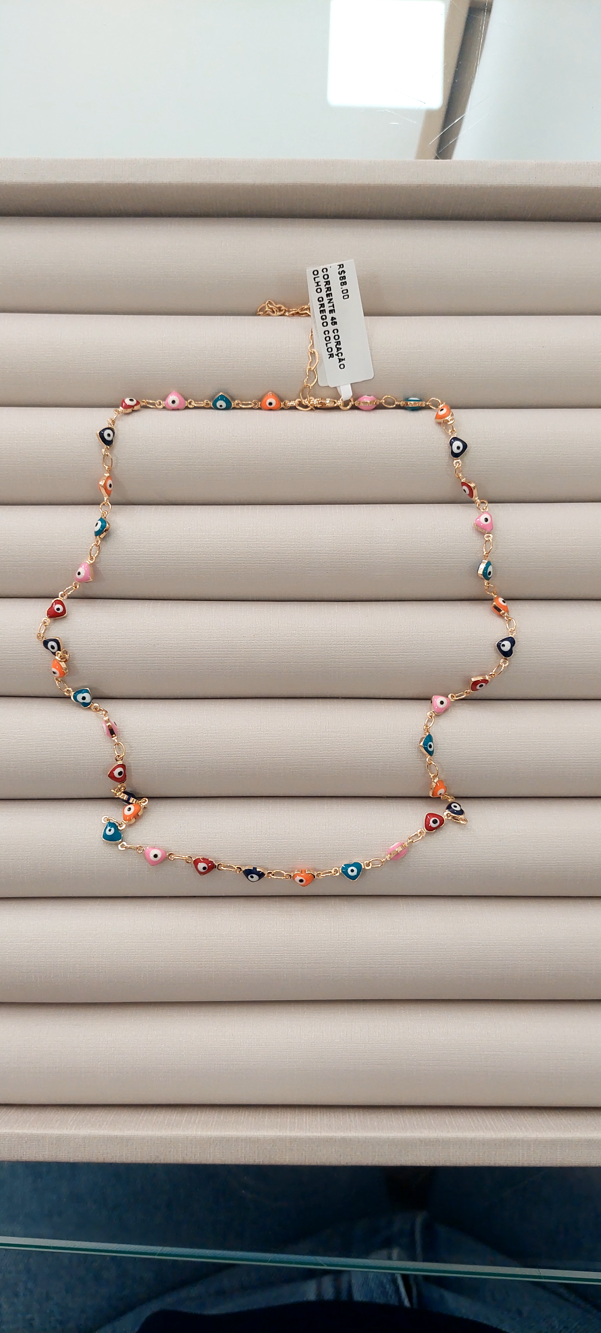 CORRENTE COLORIDA OLHO GREGO