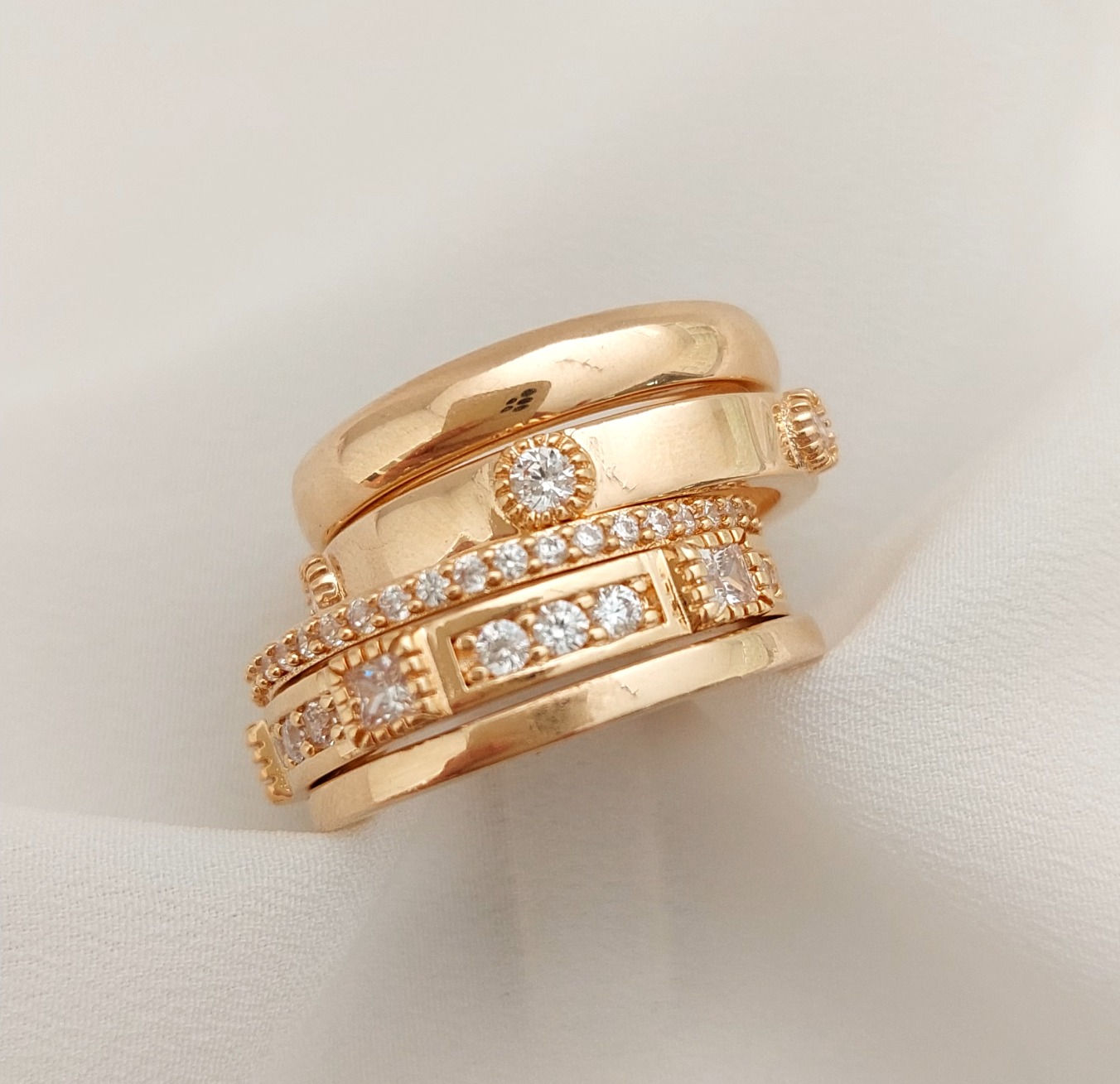 Anel Articulado Cristal - LUXO