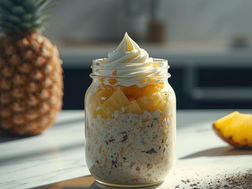 Tropisch-Ananas Overnight Oats