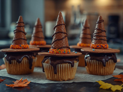 Hexenhut-Cupcakes