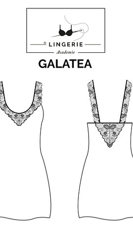 Galatea nachtjurkje - naaipatroon - XS tot 3XL