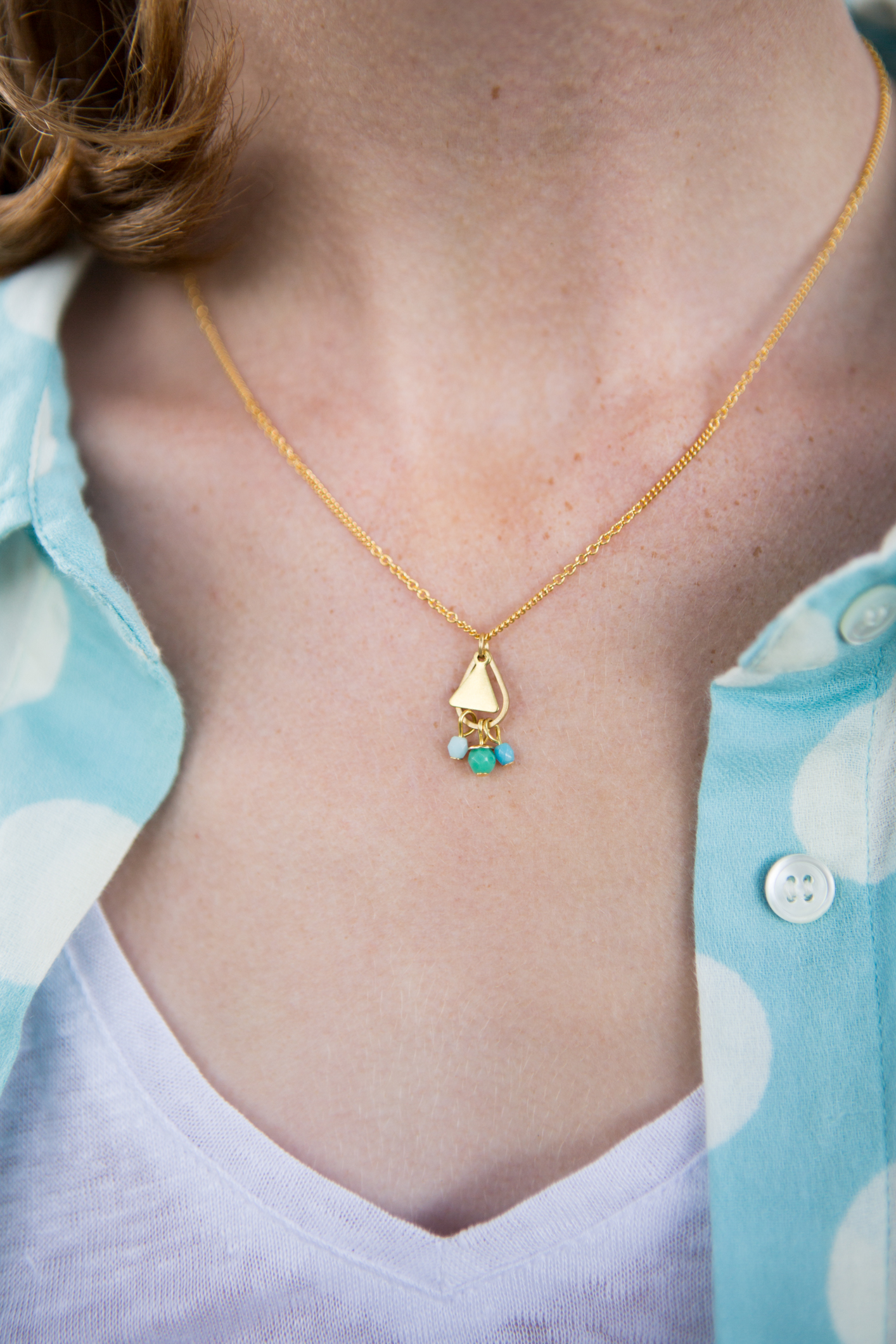 Collier Larme aqua-2