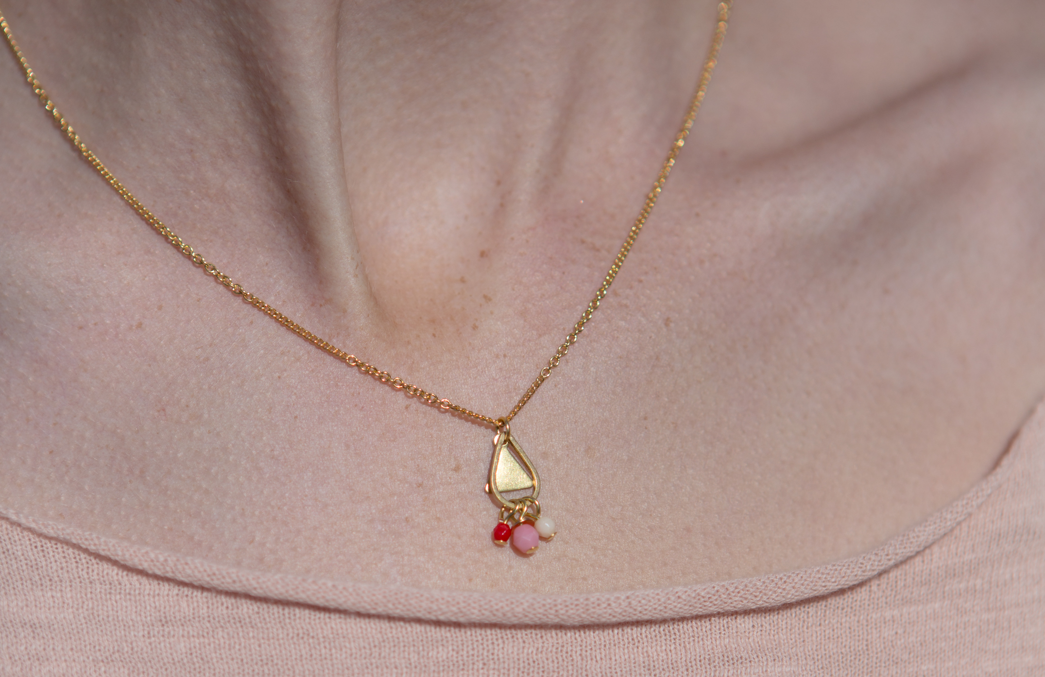 collier Larme rouge-5