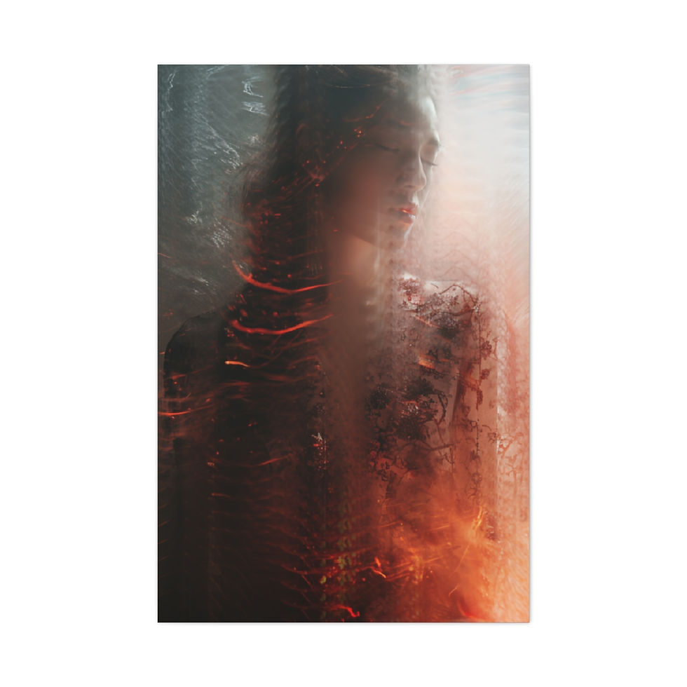 Thumbnail:  ZEN CANVAS FINE ART MODERN DECOR "PASSION OF NOW"