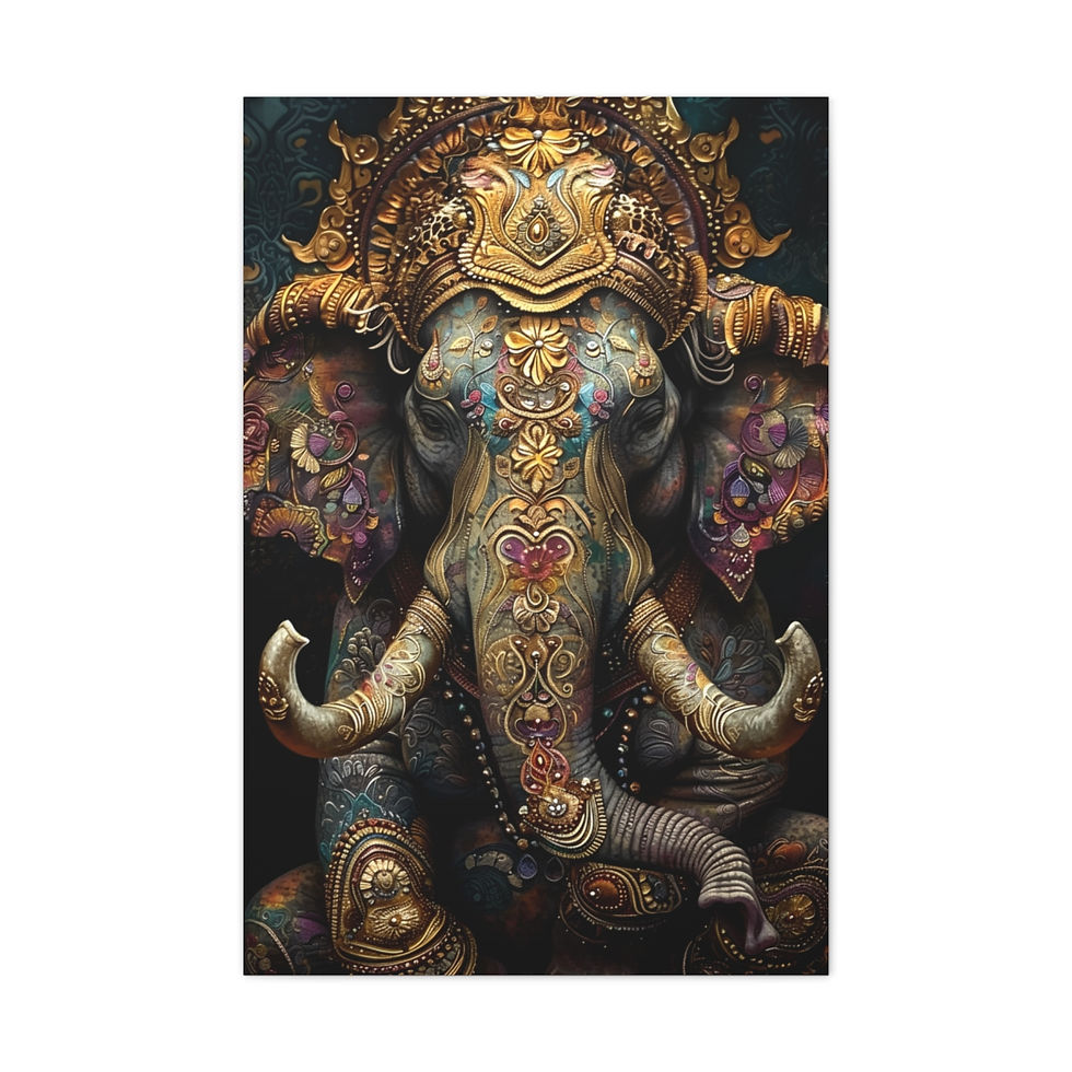 Thumbnail: ZEN CANVAS ART ELEPHANT CANVAS ART VARIOUS SIZES NEW 2024 MODERN HOME DECOR