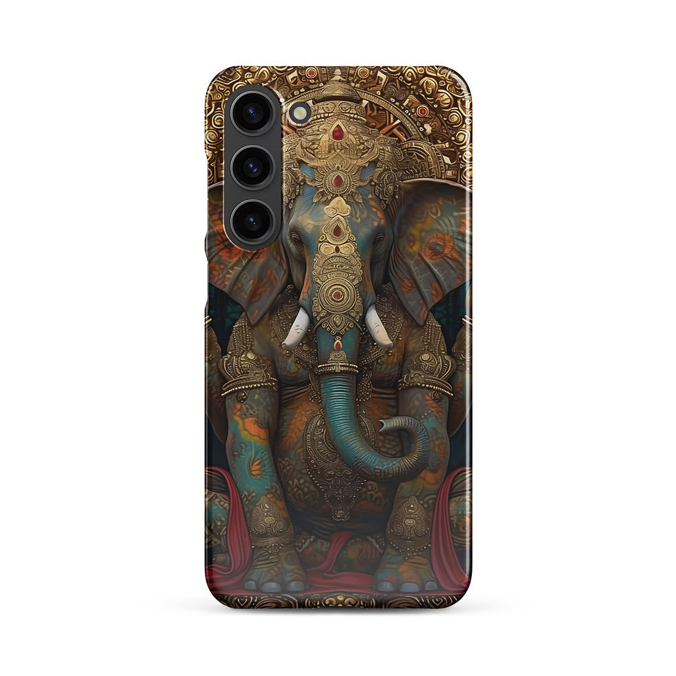 Thumbnail: IPHONE  ZEN ELEPHANT CUSTOM SNAP CASE  11 12 13 PRO PLUS  NEW