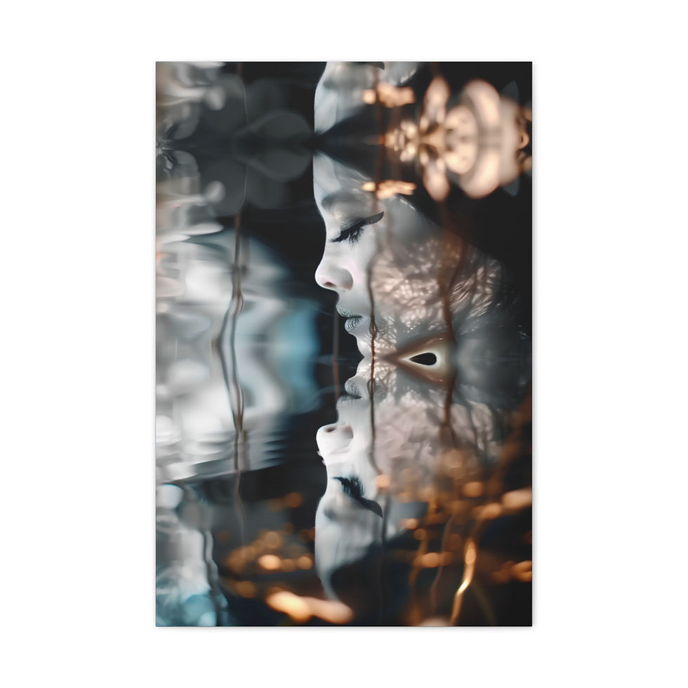 Thumbnail: ZEN CANVAS ART "FALL BURNING" VARIOUS SIZES NEW 2024 MODERN HOME DECOR 00544