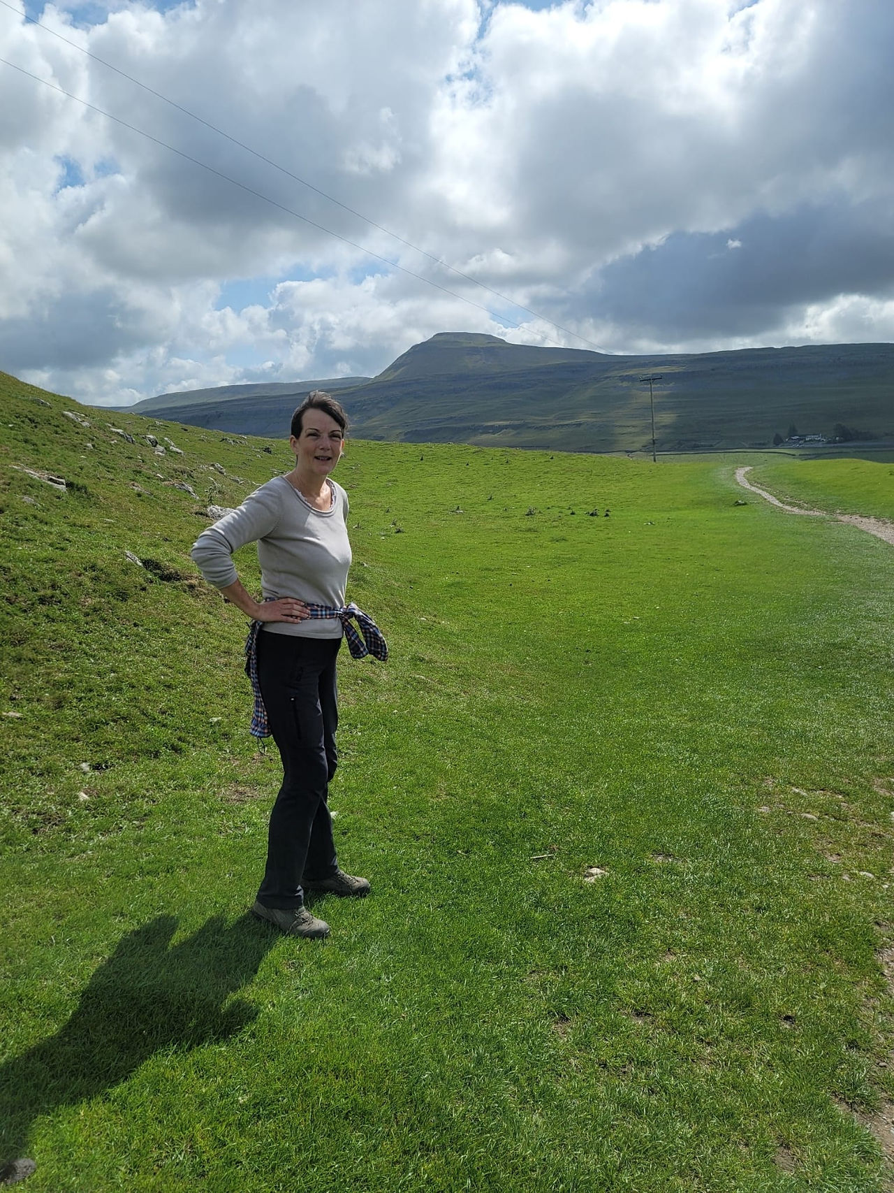 Lyn Palmer in the dales.