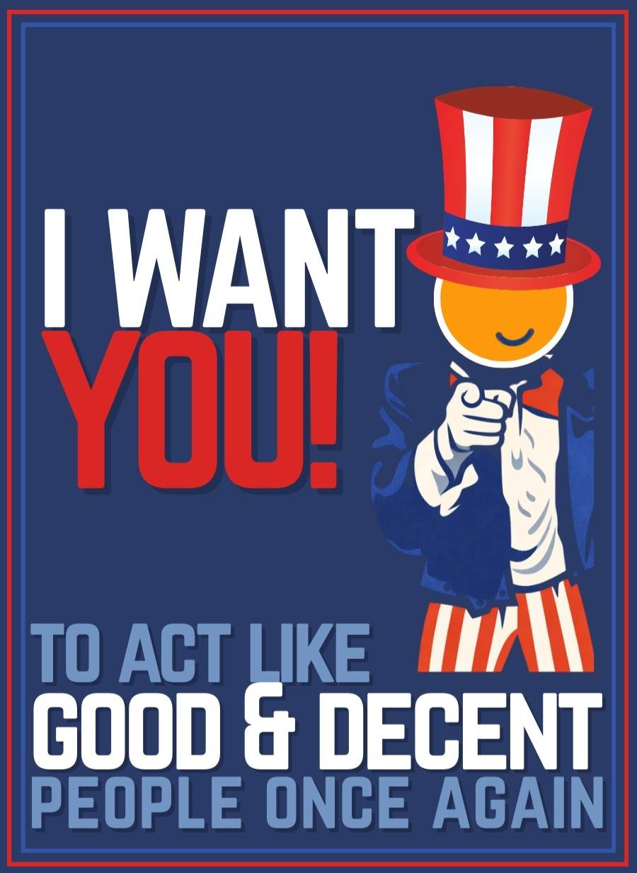 Uncle Seymour is looking for good and decent people who are tired of the status quo. Is that you?